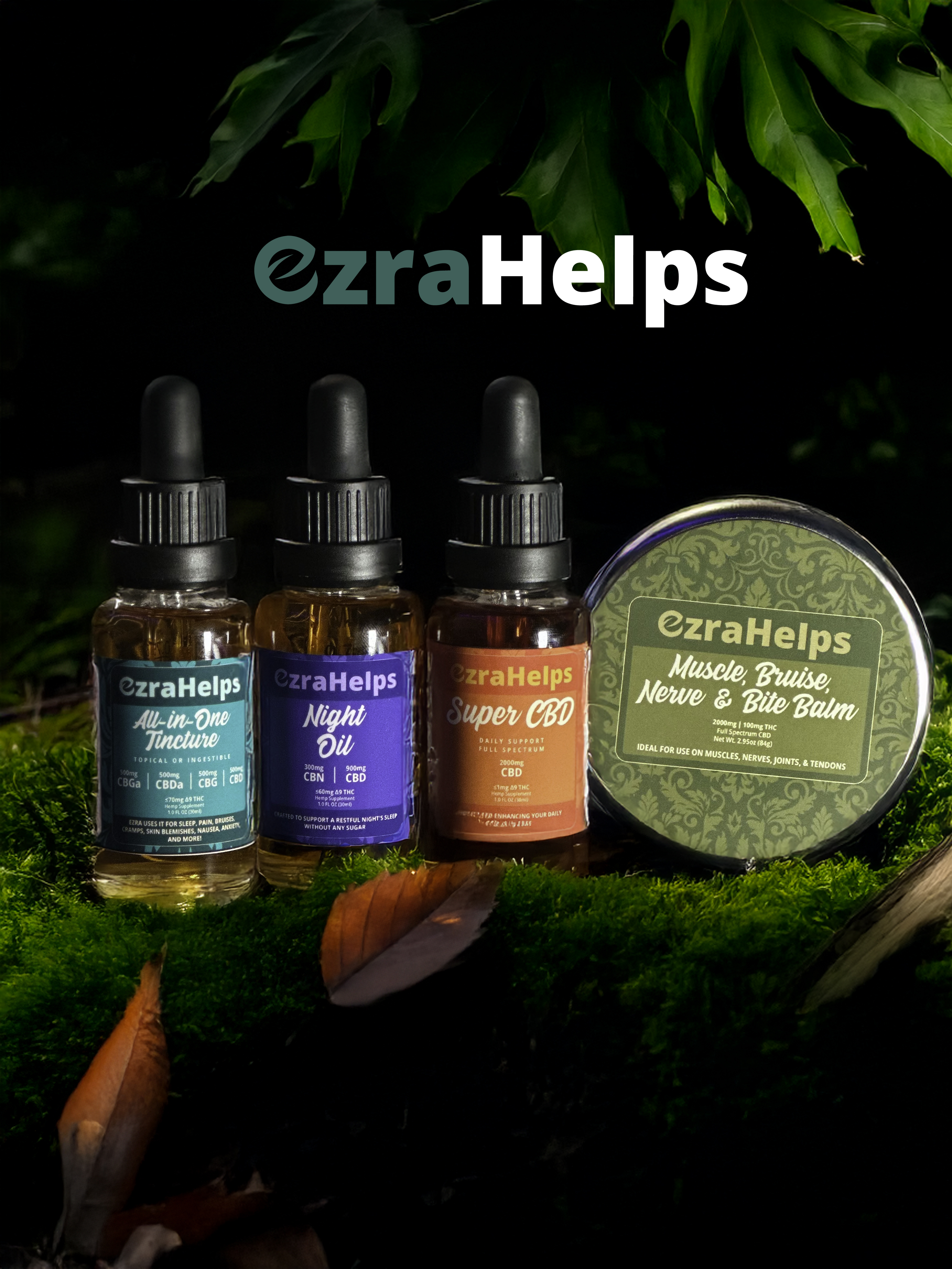 Ezra Helps product lineup